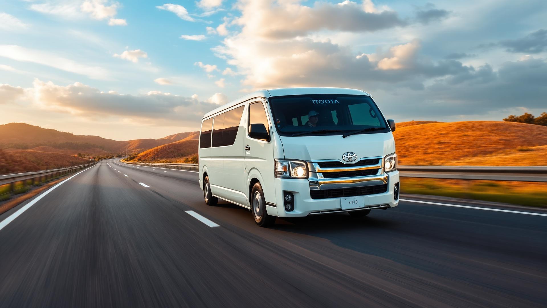 Armada Aza Tour & Travel melaju di jalan tol